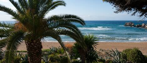 Na praia