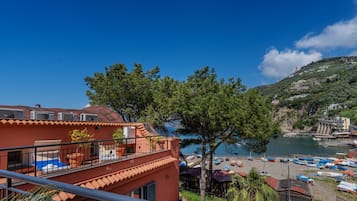 Appartamento, 2 camere da letto, patio, vista mare | Vista spiaggia/mare