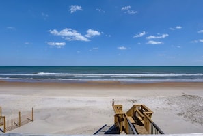 On the beach - 3946 Island Drive- Beautifully decorated oceanfront home- Adjoining Side is Available for Rent- 3... (North Topsail Beach)