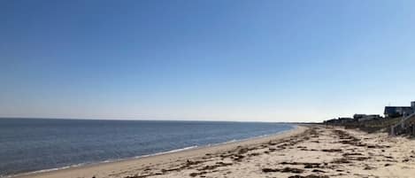 Vlak bij het strand