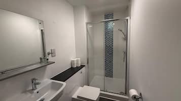 Luxury Apartment, 1 Bedroom | Desk, laptop workspace, iron/ironing board, free WiFi