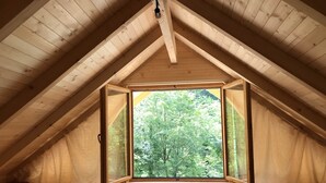 Classic Chalet | View from room - Waterfall Rafting Center - Campsite (Rudine)