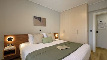 高級公寓, 2 間臥室 (Α2) | 手提電腦工作空間、隔音、熨斗/熨衫板、免費嬰兒床