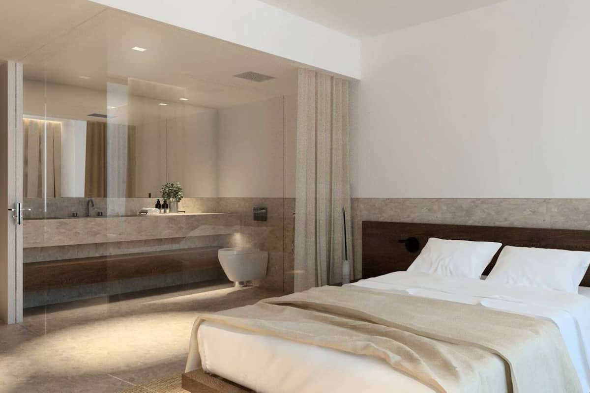 Deluxe Room Side Sea View | Bettwäsche aus ägyptischer Baumwolle, hochwertige Bettwaren, Minibar