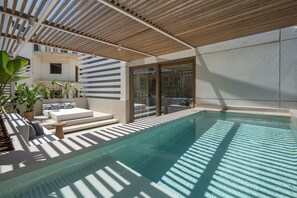 Deluxe Suite Private Pool | Private pool -  SanSal Boutique Hotel – Adults & Children 11+ (Chania)