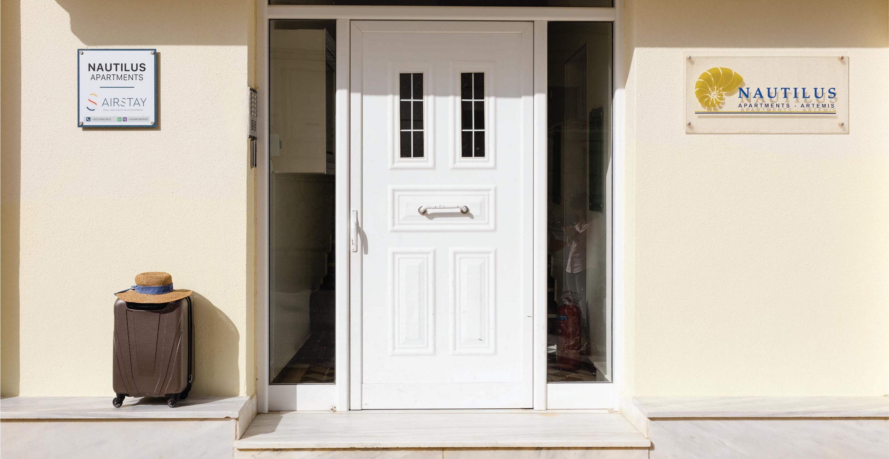 Façade de l’hébergement