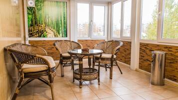 Vue depuis l’hébergement