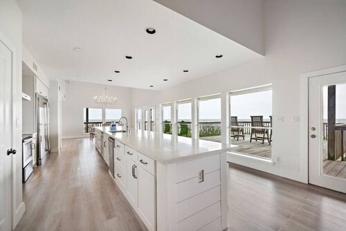 Beachfront Beauty with Huge Deck & Stunning Views