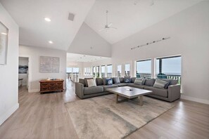 Smart TV, video games, foosball, books