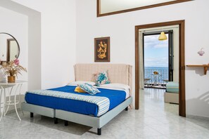Apartment, 1 Bedroom, Sea View | Living area | Flat-screen TV - Al Mare Apartment (Sorrento)