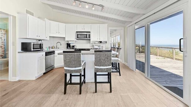 House, Multiple Beds, Kitchen, Ocean View | Private kitchen - Coastal Charm, 2 Bedrooms, Ocean Front, Sleeps 6 (Ponte Vedra Beach)
