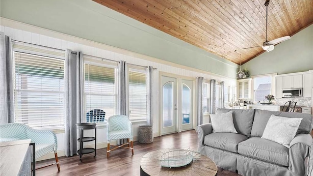 House, Multiple Beds, Patio, Ocean View | Living room | TV - Hemingway Dream, 5 Bedrooms, Beach Front, Sleeps 14 (Ponte Vedra Beach)