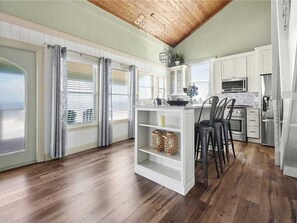 House, Multiple Beds, Patio, Ocean View | Private kitchen | Fridge, microwave, stovetop, dishwasher