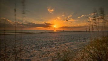 On the beach