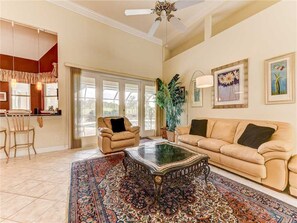 House, Multiple Beds, Private Pool, Golf View | View from room