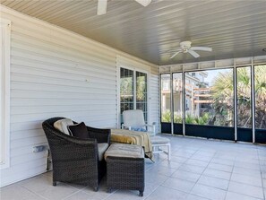 House, 2 Queen Beds, Patio, Ocean View | Balcony - Ponte Vedra Beach Cottage, Beach Front, Sleeps 4, 2 Bedrooms, Wifi (Ponte Vedra Beach)