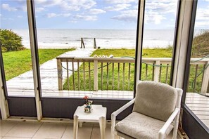 House, 2 Queen Beds, Patio, Ocean View | Balcony - Ponte Vedra Beach Cottage, Beach Front, Sleeps 4, 2 Bedrooms, Wifi (Ponte Vedra Beach)