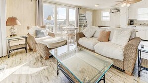 Rumah, 2 Tempat Tidur Queen, patio, pemandangan samudra