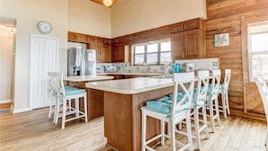 House, Multiple Beds, Kitchen, Ocean View | Private kitchen | Coffee/tea maker, fridge, microwave, stovetop - Dreamview, Beach Front, 3 Bedrooms, Wifi, Sleeps 10 (St. Augustine)