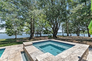 Pool - Experience Ultimate Lakeside Relaxation: Rent The Whole Nest - Four Modern Cottages at Cedar Creek Lake (Malakoff)