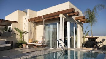 Suite, kolam renang pribadi | Pemandangan dari kamar