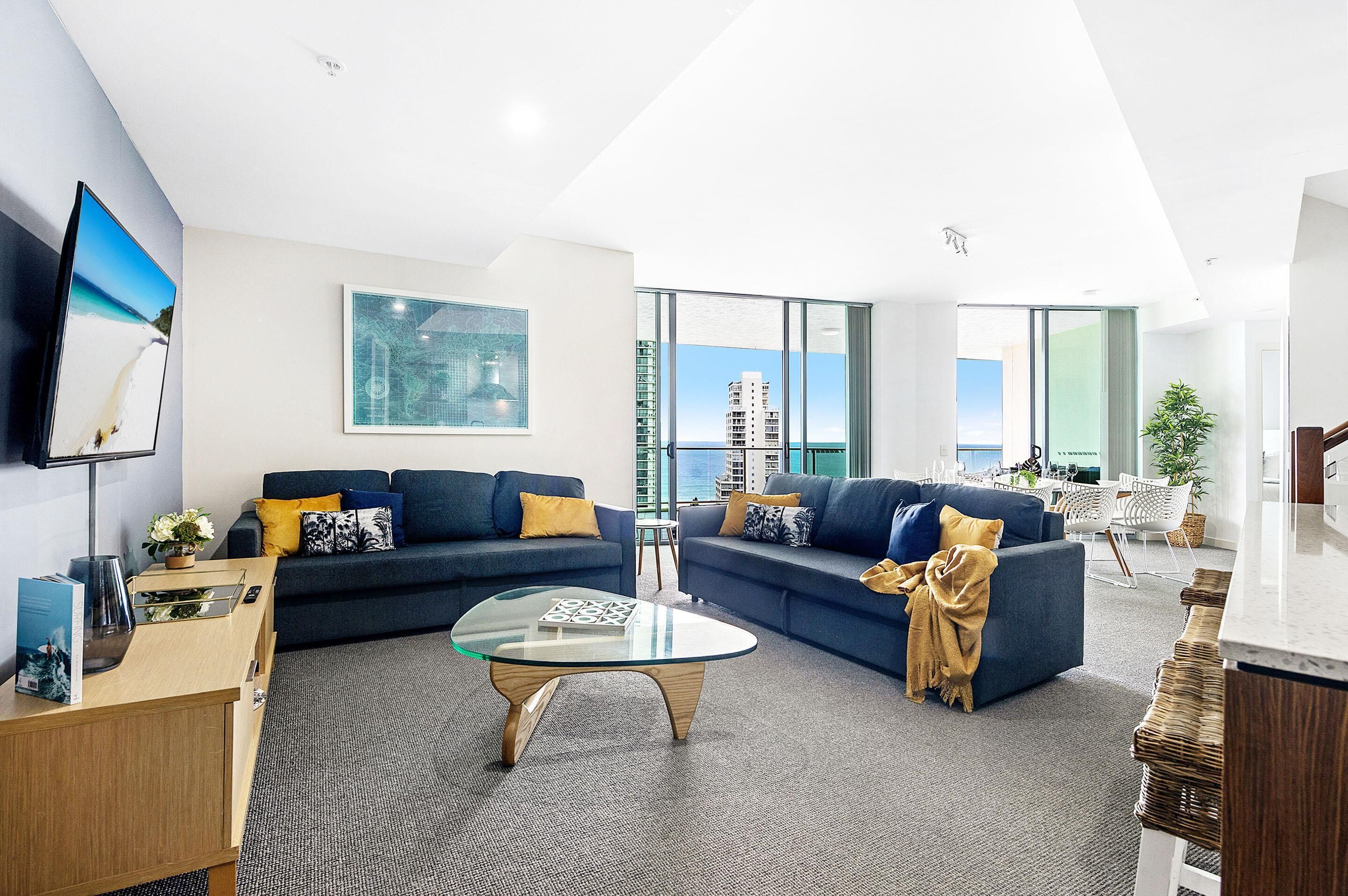 ♦️ Wings – 3 Bedroom Penthouse with Rooftop Spa, Ocean View — Q Stay