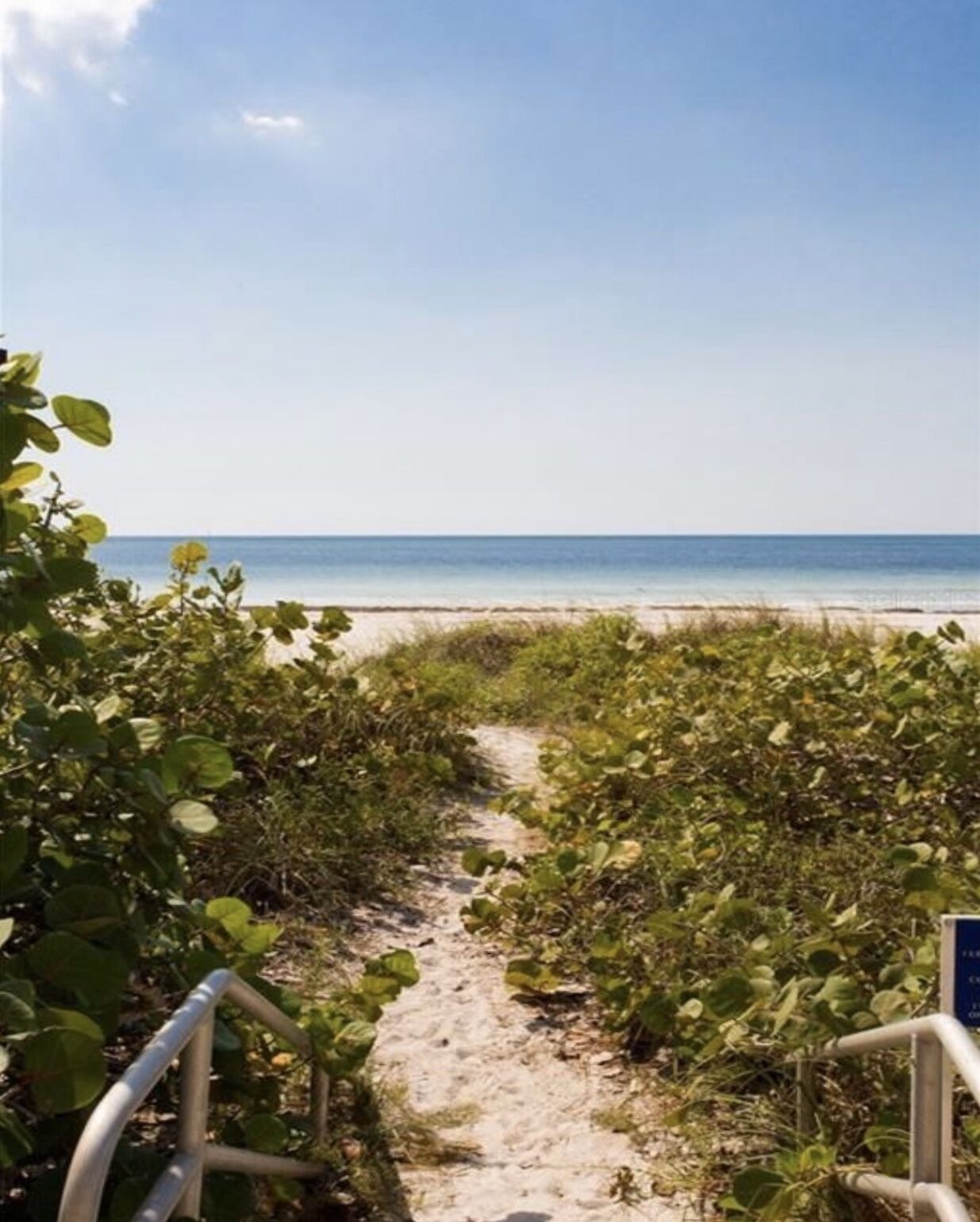 On the beach, sun-loungers, beach towels