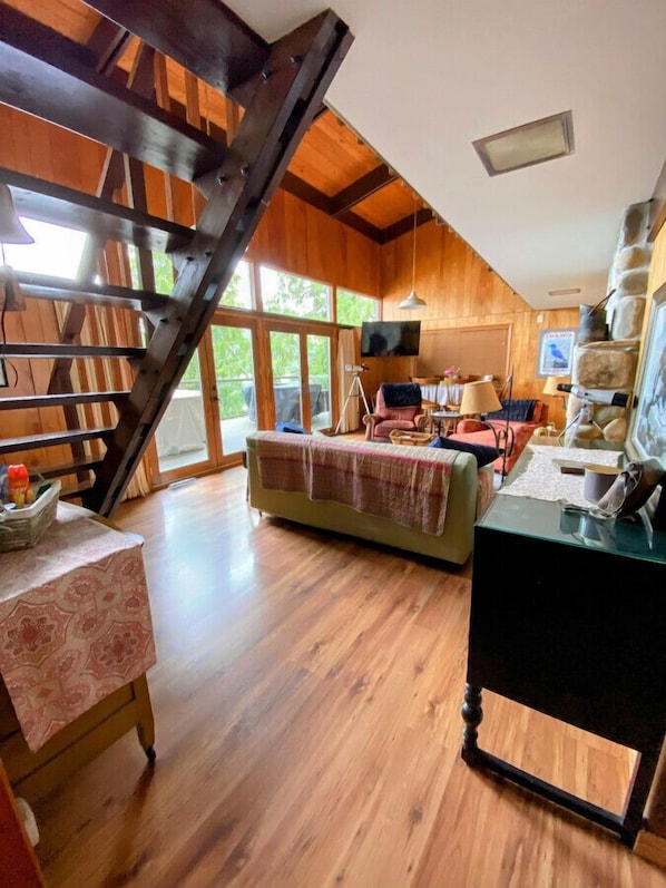 تلفزيون ذكي، مدفأة، كرة قدم الطاولة، كُتُب