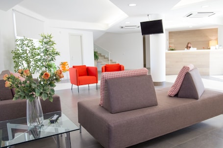 Sala de estar en el lobby