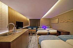 Standard Apartment (A Type) | 1 bedroom, desk, laptop workspace, blackout drapes - Beautemps (Osaka)