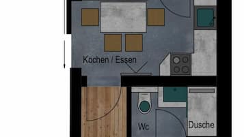 Apartment, 1 Bedroom | 2 bedrooms, free WiFi, bed sheets