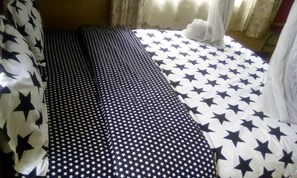Double Room | Blackout drapes, free WiFi, bed sheets - Kamppi Guest House (Nakuru)