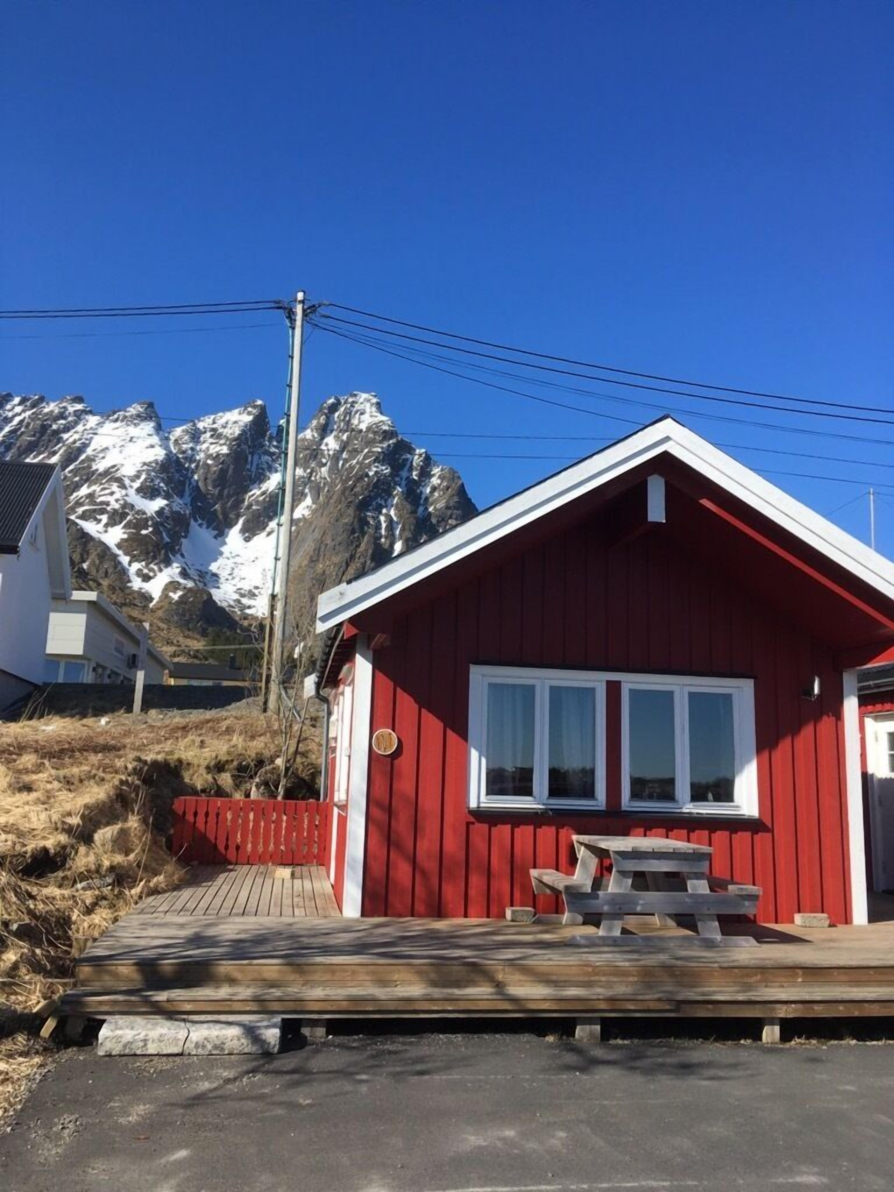 Majoituspaikan julkisivu