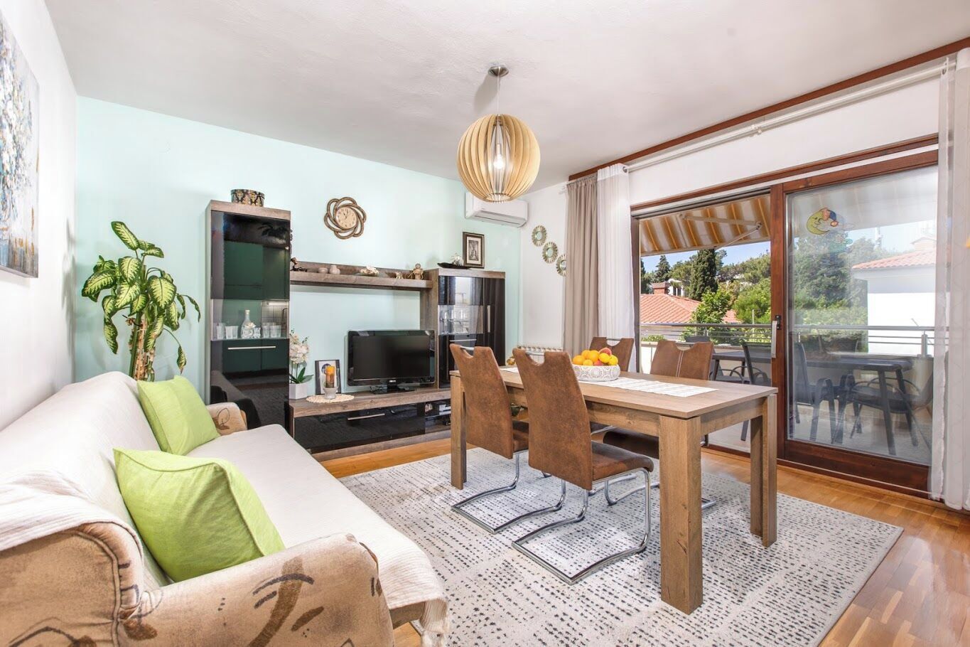 Fridge, oven, stovetop, espresso maker