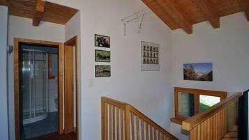 Chalet, 4 Bedrooms | Living area | TV, DVD player
