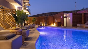 Suite junior, vista a la alberca | Vista desde la habitación