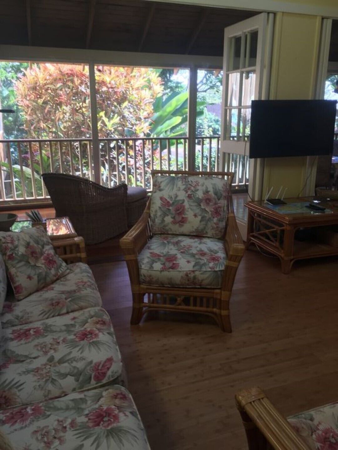 Smart TV, DVD player, books, video library