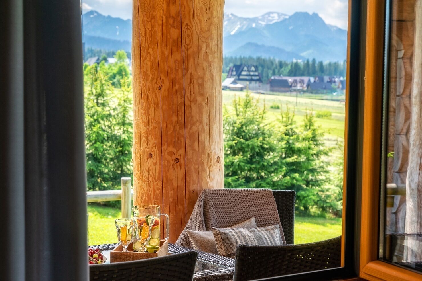 Ferienhütte (Domek  6) | Wohnbereich