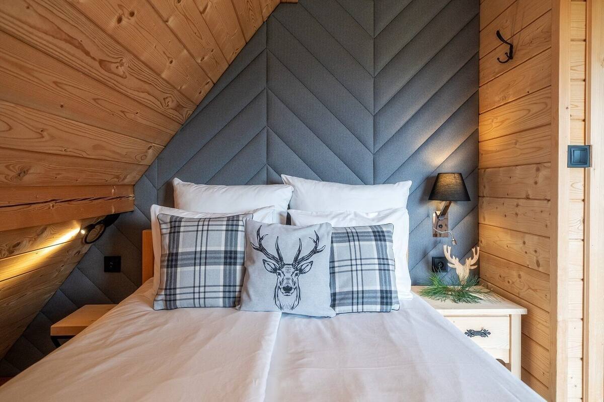 Cabane (Domek 5) | 3 chambres, décoration personnalisée, fer et planche à repasser
