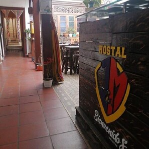 Interior entrance