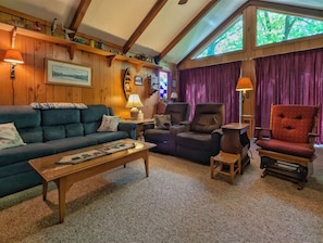 Télévision, cheminée