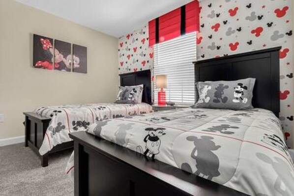 5 bedrooms, iron/ironing board, travel cot, WiFi
