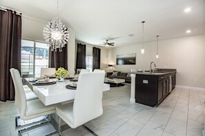 House (Champions Gate IHR 4056) | Private kitchen | Fridge, microwave, cookware/dishes/utensils
