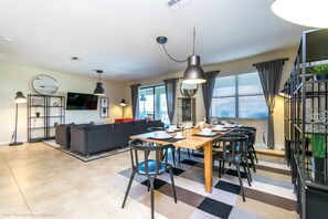 Villa (Champions Gate IHR 4109) | Private kitchen | Fridge, microwave, cookware/dishes/utensils