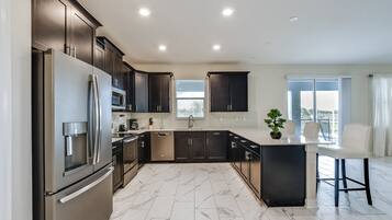 Villa (1571PW Amazing Champions Gate 6 Bedr) | Private kitchen | Fridge, microwave, cookware/dishes/utensils