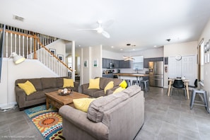 Villa | Living room | Flat-screen TV, table football - Luxury 5 Bedroom 4 Bath Villa With Bespoke Interi (Davenport)