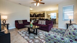 Villa (8870CPR Paradise Palms Resort 6 Bedro) | Soggiorno | TV a schermo piatto