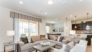House | Living room - 1504 Orlando Newest Resort Community Pool Home (Lake Buena Vista)