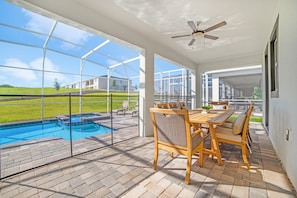 Villa (8812CRUDEN) | Outdoor dining - 8 Bdrm Champions Gate Villa (Kissimmee)