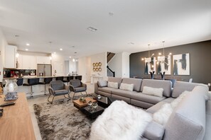 Villa (8828CRUDEN) | Living room | Flat-screen TV - 9 Bedroom Champions Gate Villa (Kissimmee)